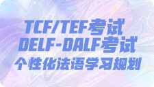 TCF/TEF考试 DELF-DALF考试 个性化法语学习规划